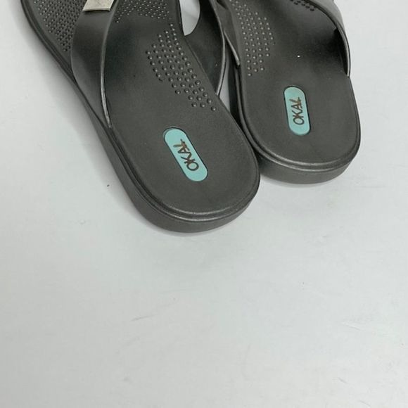 Oka B jeweled Flip Flops - Picture 4 of 5